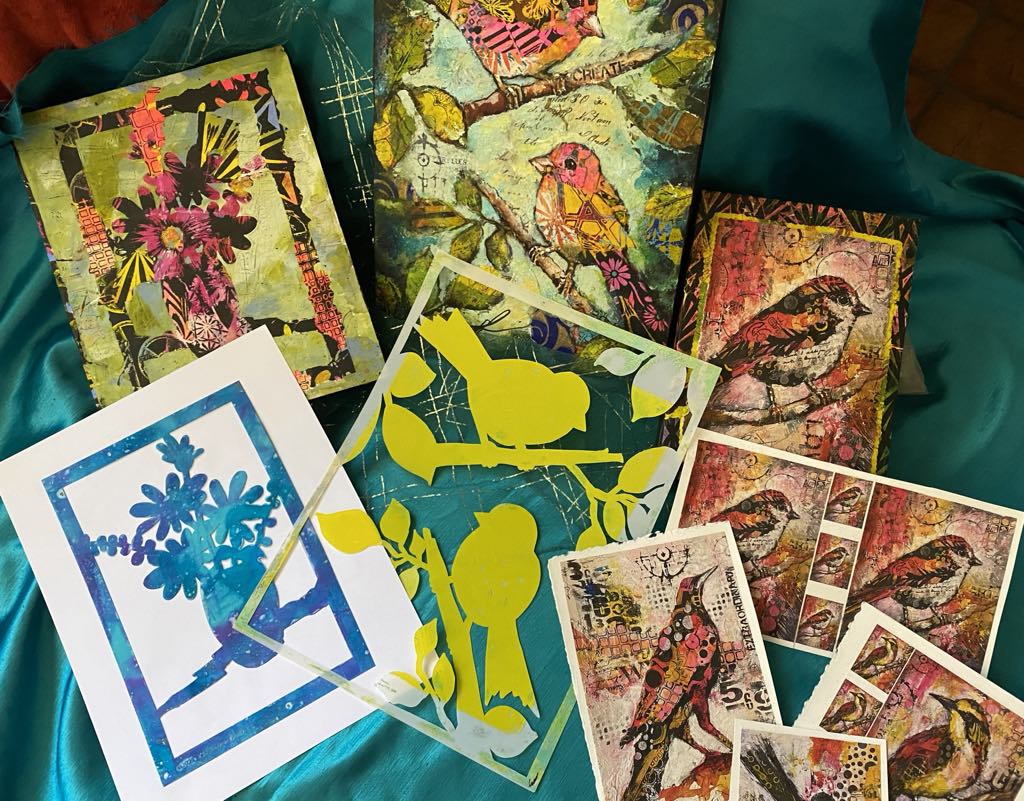 Rice papers, Stencils & Masks from the collaborations with Joggles