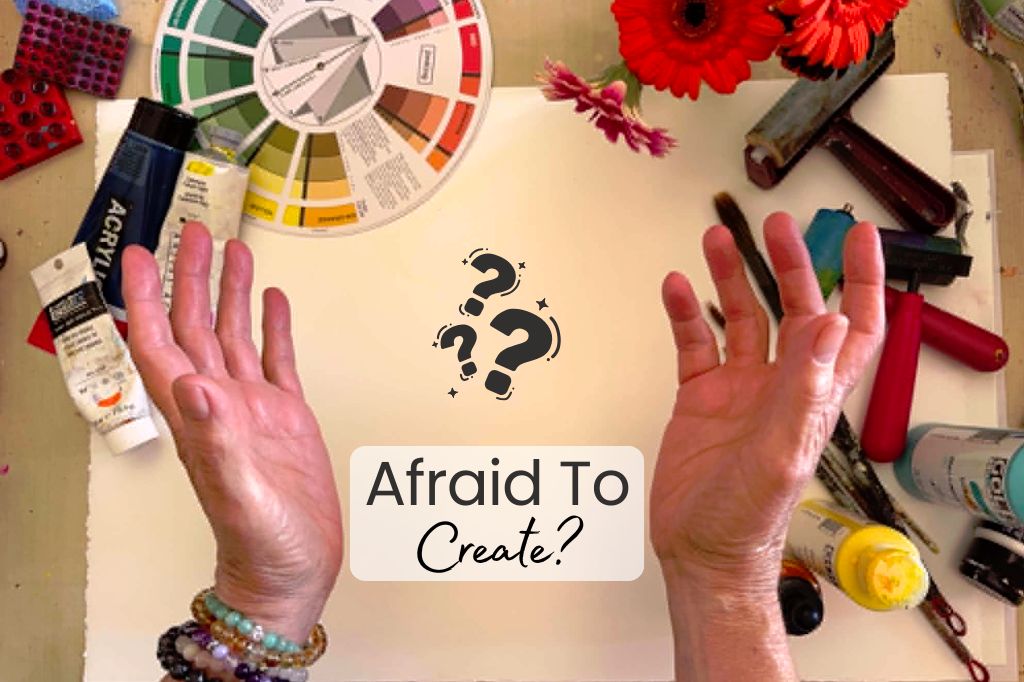 Numerous Art Supplies But Too Afraid to Start To Create